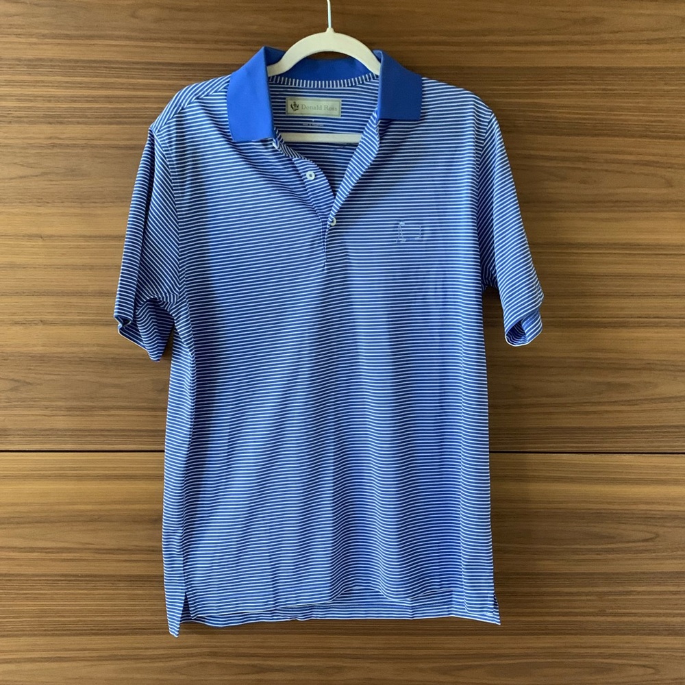 Donald Ross Striped Golf Polo - S (M)